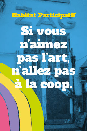 affiche habitat participatif art