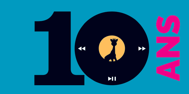 logo 10 ans médiathèques de Reims