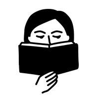 Dessin de femme qui lit