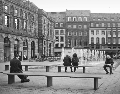 Fontaines place kleber Strasbourg