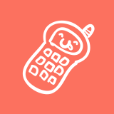 Illustration smartphone qui sourit