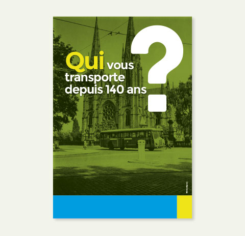 affiche CTS : qui vous transporte depuis 140 ans ?