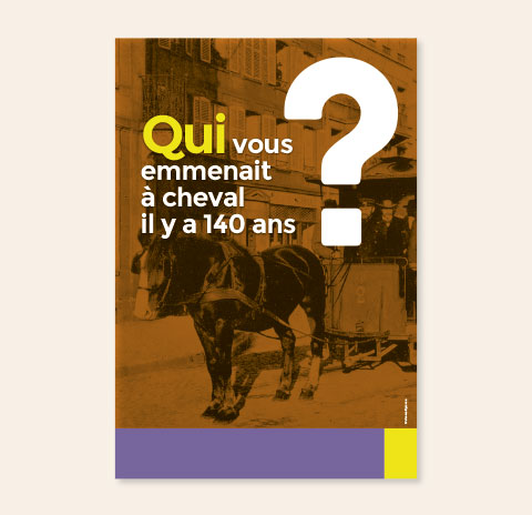 affiche Qui vous emmenait à cheval il y a 140 ans CTS