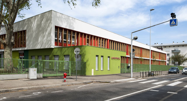 vue extérieure école Louvois Strasbourg