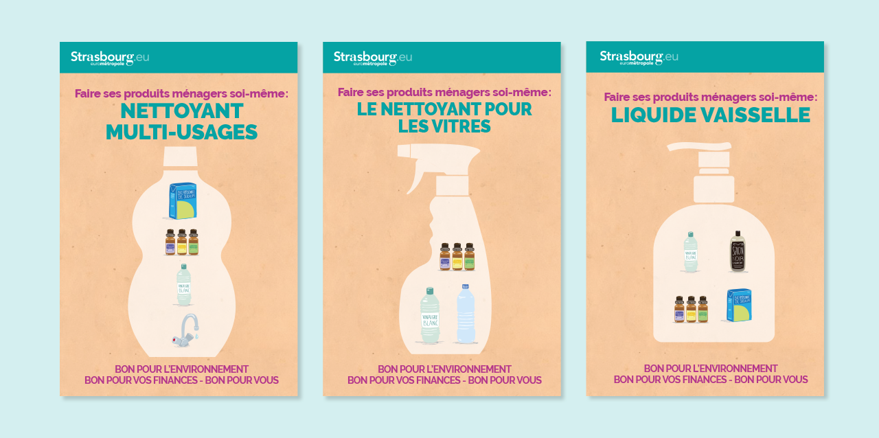 affiches faire ses produits ménagers soi-même