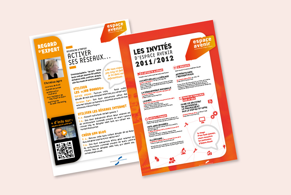 flyer newsletter espace avenir