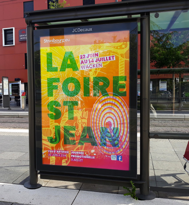 affiche la foir saint-jean en ville