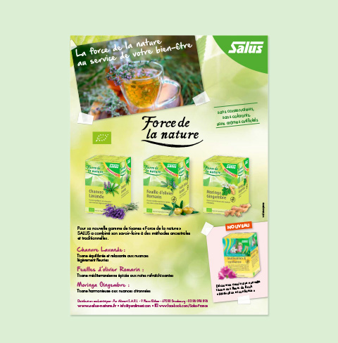 flyer produit : force de la nature