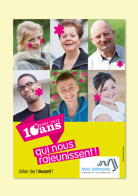 affiches portraits 10 ans metz métropole