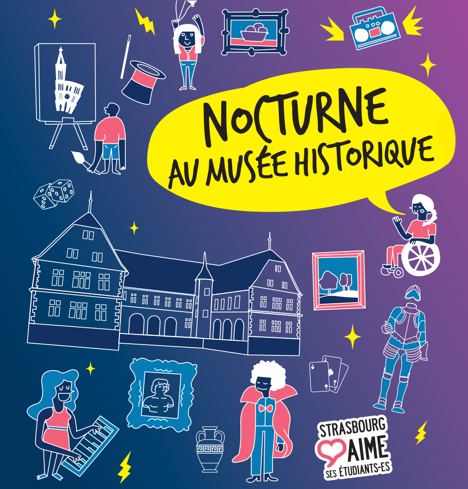 affiche nocturne au musée historique