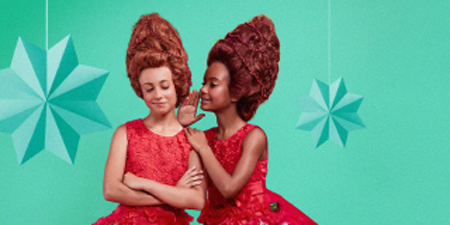 Affiche noël jeunes filles elfes