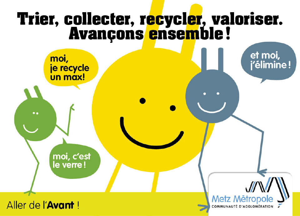 affiche tri selectif metz