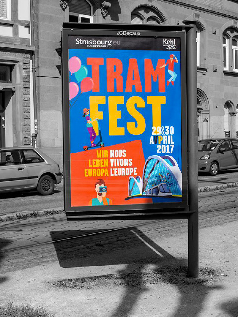 affiche tramfest en ville