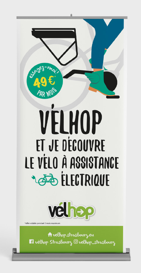 Affiche commerciale Velhop